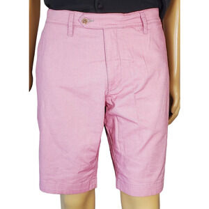 TED BAKER LONDON Men's Size 40R Chino Shorts "Herbosh" Pink Stretch NWT $115